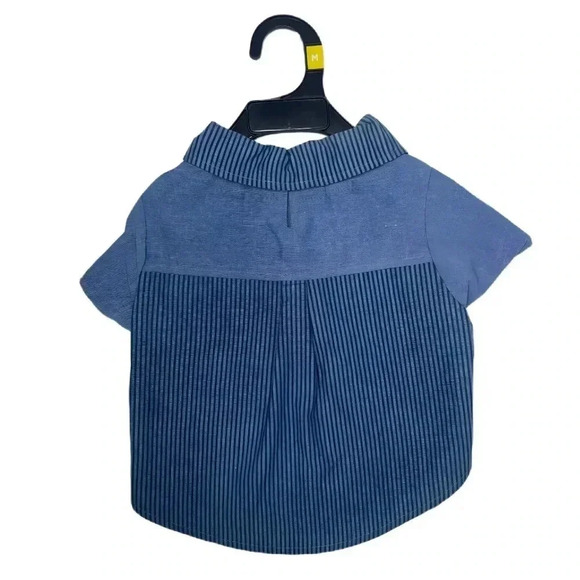 (NWOT) Bond & Co. Maritime Nautical Blue Stripe Dog Shirt – Medium - Picture 4 of 5